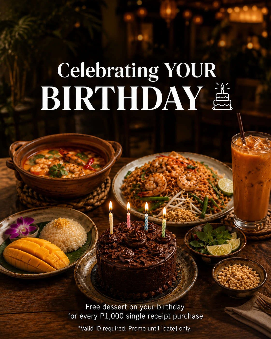 Birthday Treat at Soi — Eat Thai, Celebrate Thai