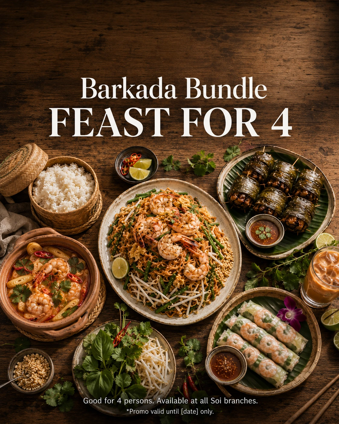 Soi Barkada Bundle — A Thai Feast for 4